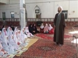برگزاری جشن تکلیف در مدرسه شریعت مراغه با حضور رئیس اداره تبلیغات اسلامی