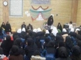 بمناسبت هفته وحدت؛ مراسم جشن میلاد پیامبر اکرم (ص) در آموزشگاه شهید مطهری هشترود برگزار شد
