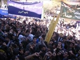 حضور گسترده مردم شهرستان هشترود در راهپيمايي سيزده آبان 