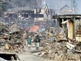 عمليات جستجوي مفقودان زلزله ژاپن 