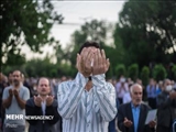  با رعایت پروتکل‌های بهداشتی نماز عید فطر در مساجد و محلات آذربایجان شرقی برگزار شد