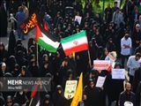 راهپیمایی مردم تبریز در محکومیت جنایات رژیم موقت صهیونیستی در غزه