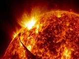 شعله خورشید اتمسفر زمین را یونیزه کرد