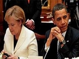 اختلاف اوباما و مركل درباره جنگ ليبي