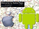نقشه‌های نوکیا بر روی سیستم‌ عامل iOS و اندروید 