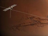 پرواز مارس اکسپرس از کنار قمر مریخ 