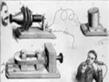 اختراع تلفن توسط الكساندر گراهام ‏بل مبتكر شهير اسكاتلندي(1876م)