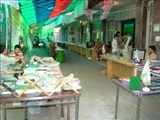 نمايشگاه کتاب و محصولات فرهنگي در شهر ميانه افتتاح شد 