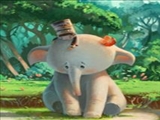 فیل تنها