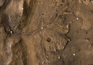 با کمک این نقشه می‌توانید روی مریخ پیاده‌روی کنید!