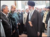رهبر معظم انقلاب در ديدار فرماندهان ارشد نيروهاي مسلح: نيروهاي مسلح بايد حصار امن مردم باشند