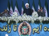 روحانی: قدرت ایران علیه همسایگان و كشورهای اسلامی نیست/میان دولت، ملت و نیروهای مسلح شكافی وجود ندارد