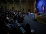 روحانی خطاب به جوانان ودانشجویان : نهراسید و عقب نشینی نکنید، مطمئن باشید در نهایت پیروزیم