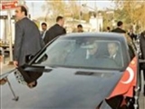  رانندگی اردوغان تا محل برگزاری نماز جمعه
