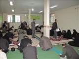 برگزاري آزمون پاياني دوره آموزش" آداب واسرارنماز " در شهرستان مرند