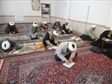 برگزاري آزمون احکام ويژه روحانيون طرح هجرت در شهرستان مرند 