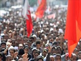 ادامه اعتراضات در بحرين و حضور سني‌ها در كنار شيعيان در تظاهرات 