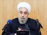 روحانی: ضربه‌ها و زخم‌های سنگین نیز نتوانست زانوی مردم ایران را خم کند 