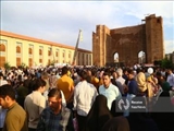 اجتماع ۳۰۰ هزار نفره شهروندان تبریزی در همایش بزرگ پیاده‌ روی غدیر
