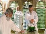‌غبارروبی ضريح مطهر امام‌ رضا(ع) با حضور رهبر معظم انقلاب 