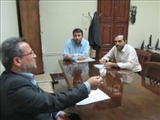 ديدار دبير كميسيون املاك و مستغلات سازمان از اداره كل تبليغات اسلامي آذربايجان شرقي