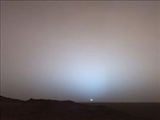 غروب خورشید در مریخ 
