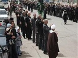 برگزاري مراسم عزاداري خياباني سالروز شهادت صادق آل محمد (ص) در شهرستان بستان آباد 