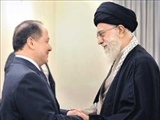 رهبر معظم ا نقلاب در ديدار رئيس اقليم كردستان عراق: عراق يكپارچه به آمريكا «نه» گفت