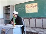 آغازسلسله گفتمان هاي ديني «امام حسين شهيد فرهنگ ، پيشرو انسانيت »در مدارس هريس 