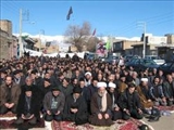 نماز ظهر عاشورا در شهرستان هريس برگزار شد 