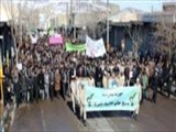 برگزاري باشکوه راهپيمائي 22 بهمن در شهرستان بستان آباد 