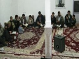 سلسله جلسات تفسير قرآن کريم در روستاي پارام از توابع شهرستان هريس برگزار شد 