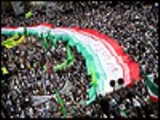 مردم تبریز یک صدا شعار مرگ بر اسرائیل سر دادند 