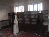 بازديد رئيس اداره تبليغات اسلامي شهرستان مرند از کتابخانه شبستان روستاي زرغان