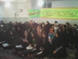 برگزاري محفل انس باقرآن ويژه ي خواهران در هريس