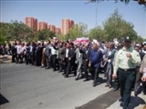 برگزاري راهپيمائي روز قدس در شهر جديد سهند 