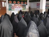بازديد رئيس اداره تبليغات اسلامي ملکان از جلسه احکام بانوان 