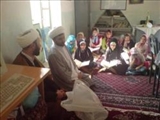 بازديد مسئول دارالقرآن اداره كل تبليغات اسلامي از كلاس‌هاي قرآني سراب