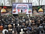 اجتماع بزرگ هیئتهای مذهبی و عزاداران حسینی در شهرستان اهر