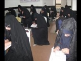 آزمون کتبی دوره تربیت معلم روخوانی و روانخوانی قرآن کریم در شربیان سراب برگزار شد