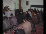 گرامیداشت اربعین حسینی در دبیرستان پسرانه صدرا شهرستان بناب