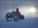 اولین دوچرخه سواری تا قطب جنوب محقق شد/ دوچرخه ای با ظاهر عجیب
