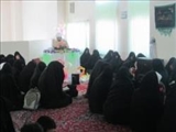 برگزاری جشن انقلاب در خانه قرآنی حضرت خدیجه کبری(س) روستای بایرام شهرستان اسکو