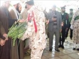 مراسم غبارروبی مزار مطهّر شهداء و تجدید بیعت با آرمانهای انقلاب اسلامی در مرند