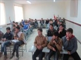 برگزاری گفتمان دینی احکام تقلید در مدرسه اشرفی اصفهانی روستای مرکید