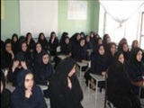برگزاری گفتمان دینی با موضوع سبک زندگی اسلامی دردبیرستان زینبیه بستان آباد