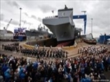 بزرگترین کشتی جنگی ساخت بریتانیا نامگذاری شد 