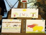 نمایشگاه نقاشی کودکان سرطانی در تبریز برپا شد