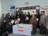 مراسم جشن پیروزی انقلاب اسلامی ایران در مدرسه دخترانه صدراشهرستان بناب 