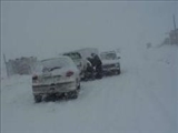 بارش شدید برف و کولاک، آزاد راه تبریز - زنجان را بست